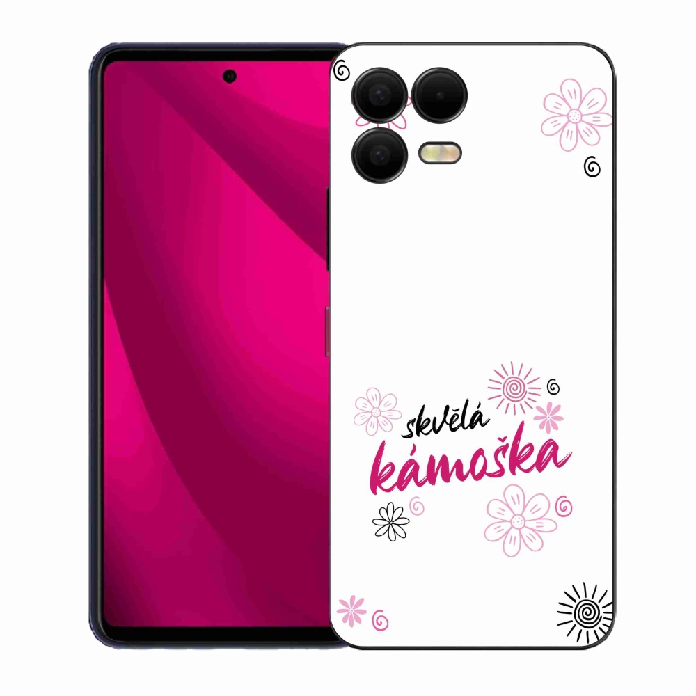 Gél borító mmCase a T-Mobile T Phone 3 Pro készülékre - nagyszerű haver fehér háttérrel