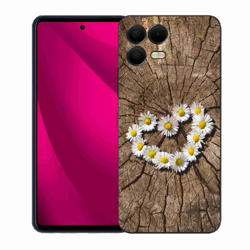 Gél borítás mmCase a T-Mobile T Phone 3 Pro készülékhez - Százszorszép szív