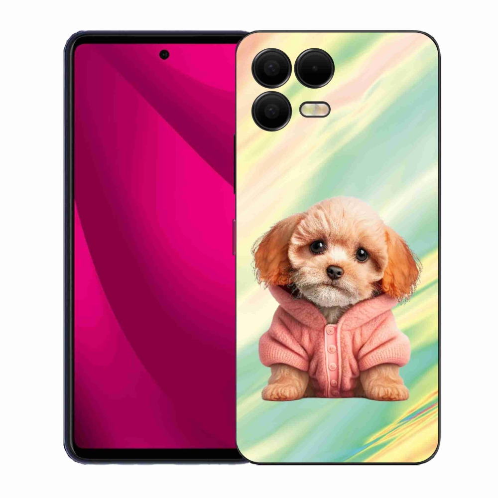 Zselés borítás mmCase a T-Mobile T Phone 3 Pro készülékhez - pulóveres kiskutya