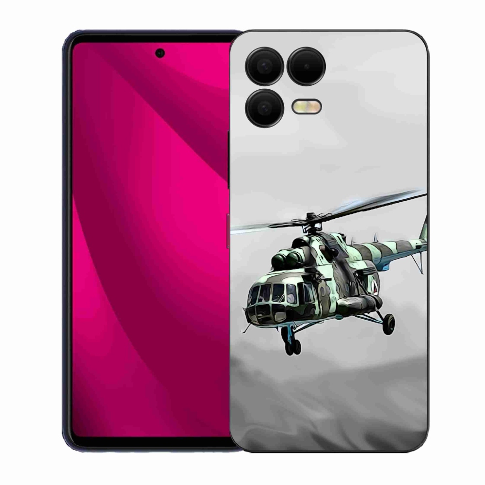 Zselés borítás mmCase a T-Mobile T Phone 3 Pro készülékhez - katonai helikopter