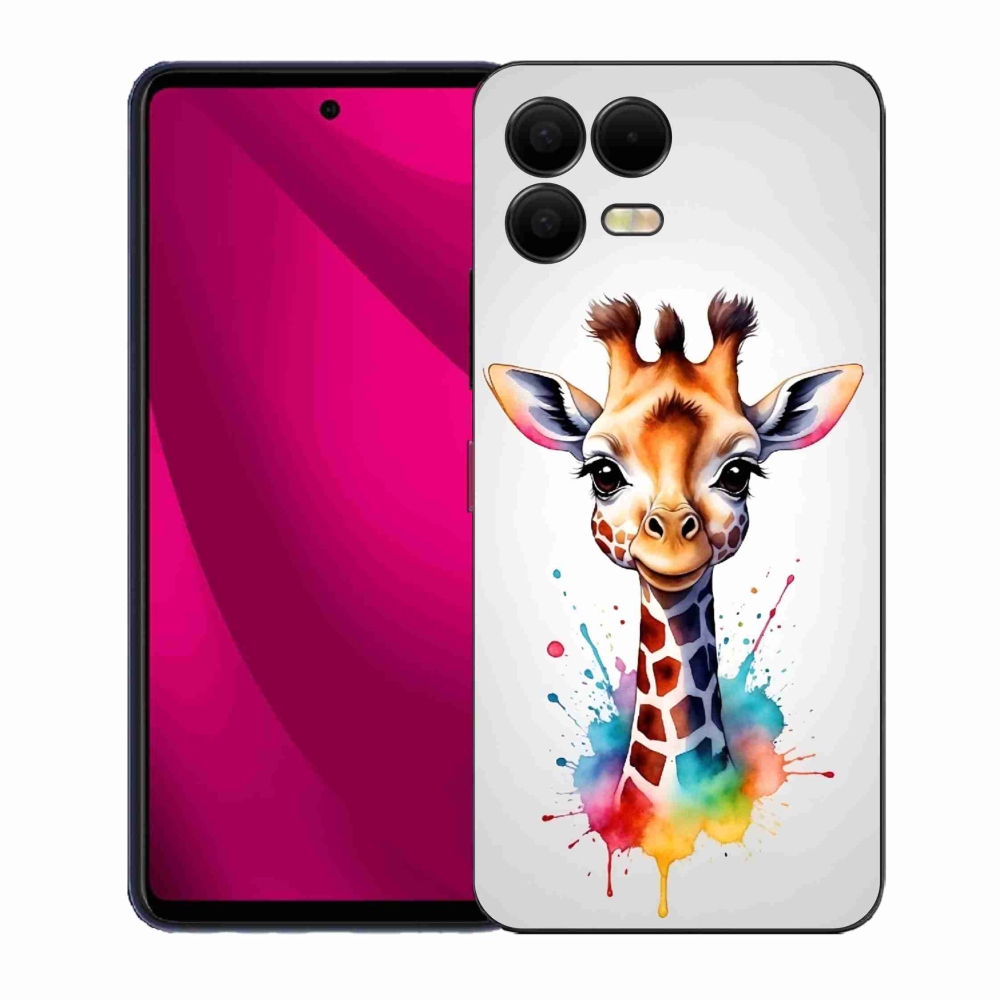 Zselés borítás mmCase a T-Mobile T Phone 3 Pro készülékhez - zsiráf 1