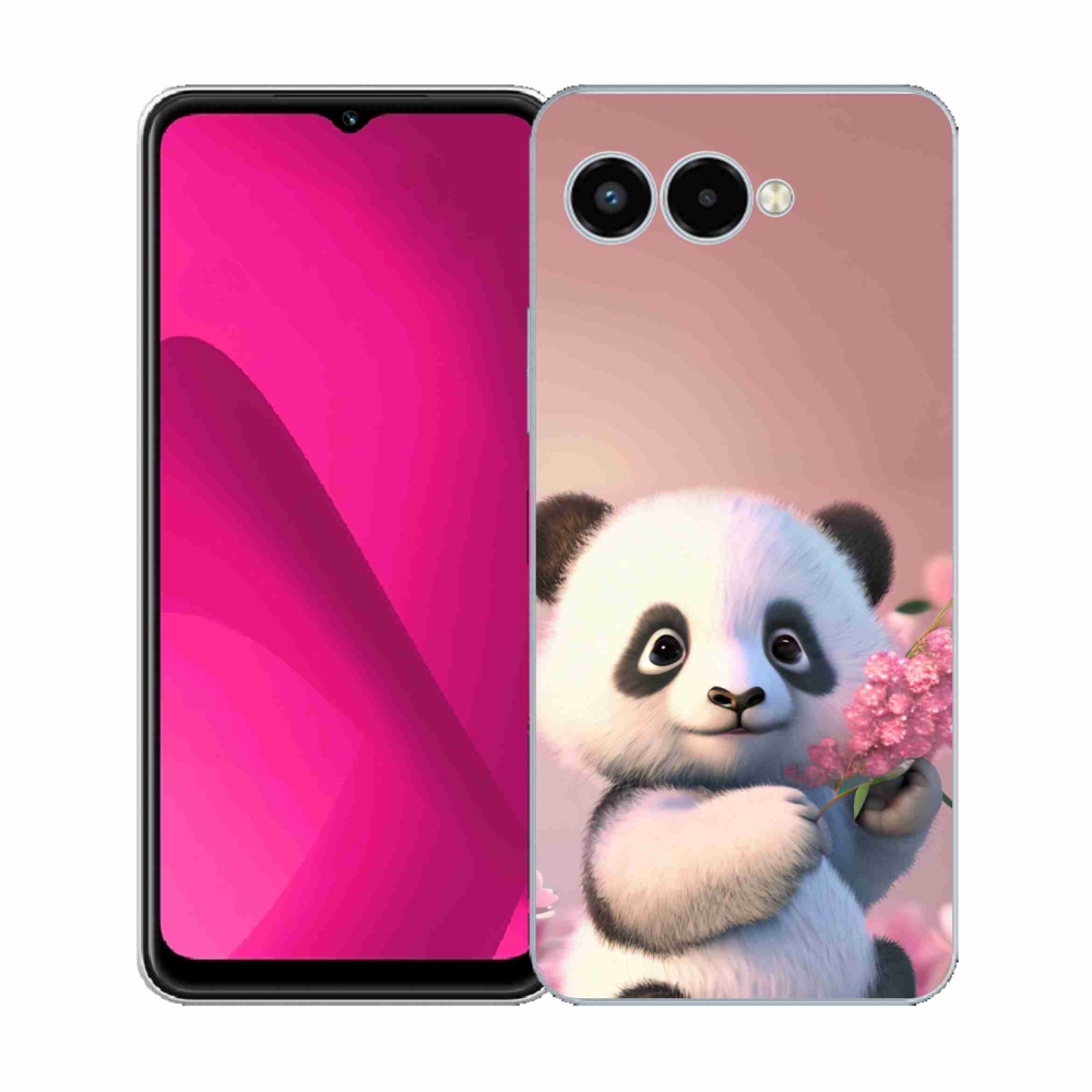 Zselés borítás mmCase a T-Mobile T Phone 3 készülékhez - aranyos panda