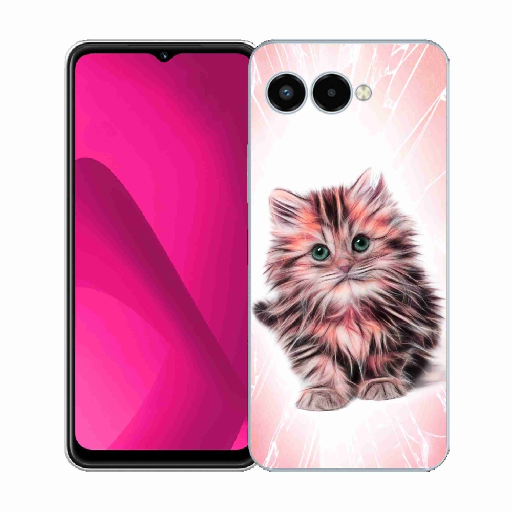 Zselés borítás mmCase a T-Mobile T Phone 3 készülékhez - aranyos cica