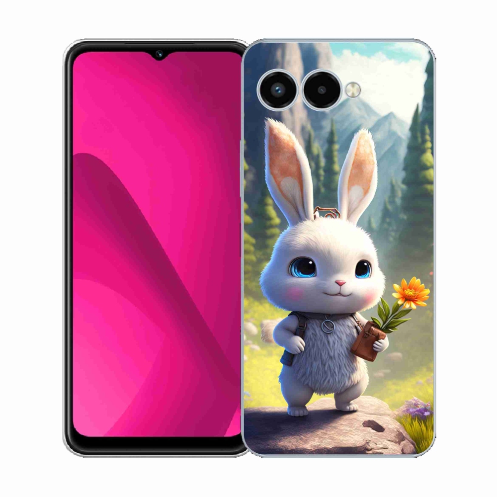 Zselés borítás mmCase a T-Mobile T Phone 3 készülékhez - aranyos nyuszi