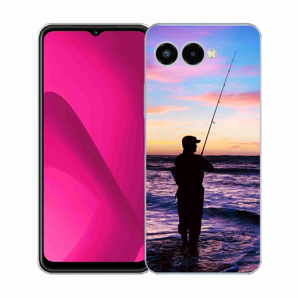 Zselés borítás mmCase a T-Mobile T Phone 3 készülékhez - halászat 1