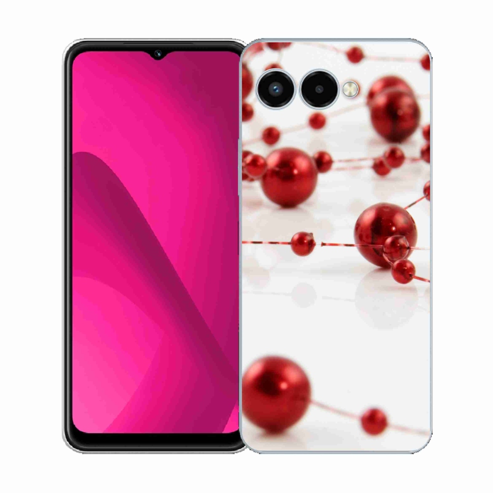 Zselés borítás mmCase a T-Mobile T Phone 3 készülékhez - Karácsonyi lánc