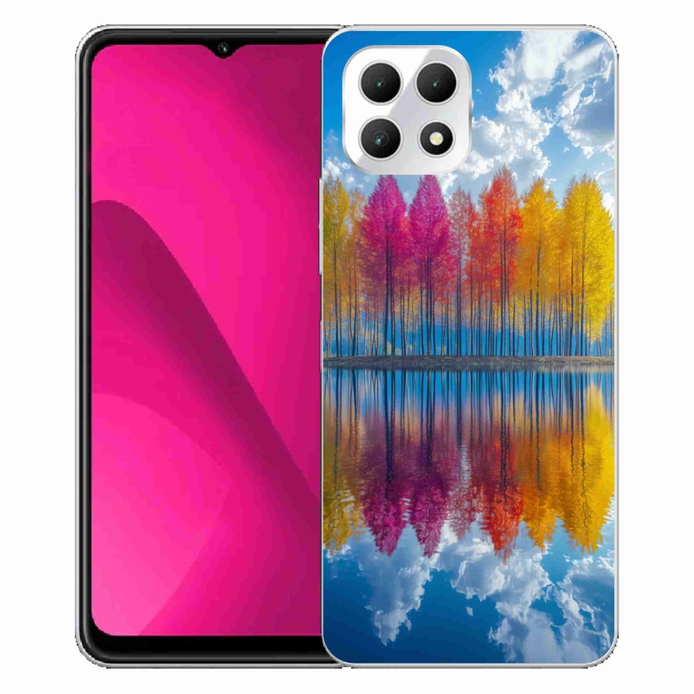 Zselés borító mmCase a T phone 2 - színes fákhoz