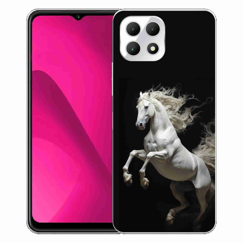 Gél borító mmCase a T phone 2 - fehér ló 4