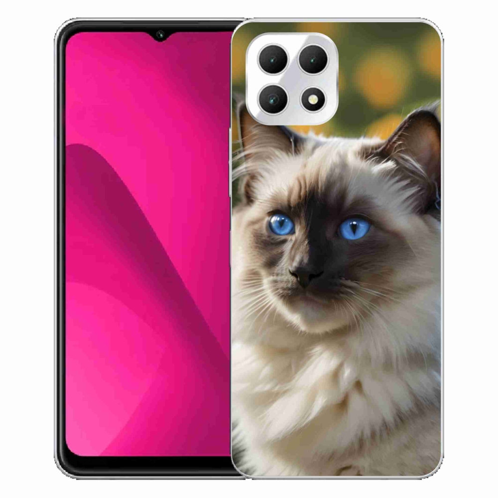 Zselés borító mmCase a T phone 2 készülékhez - fehér rongybaba
