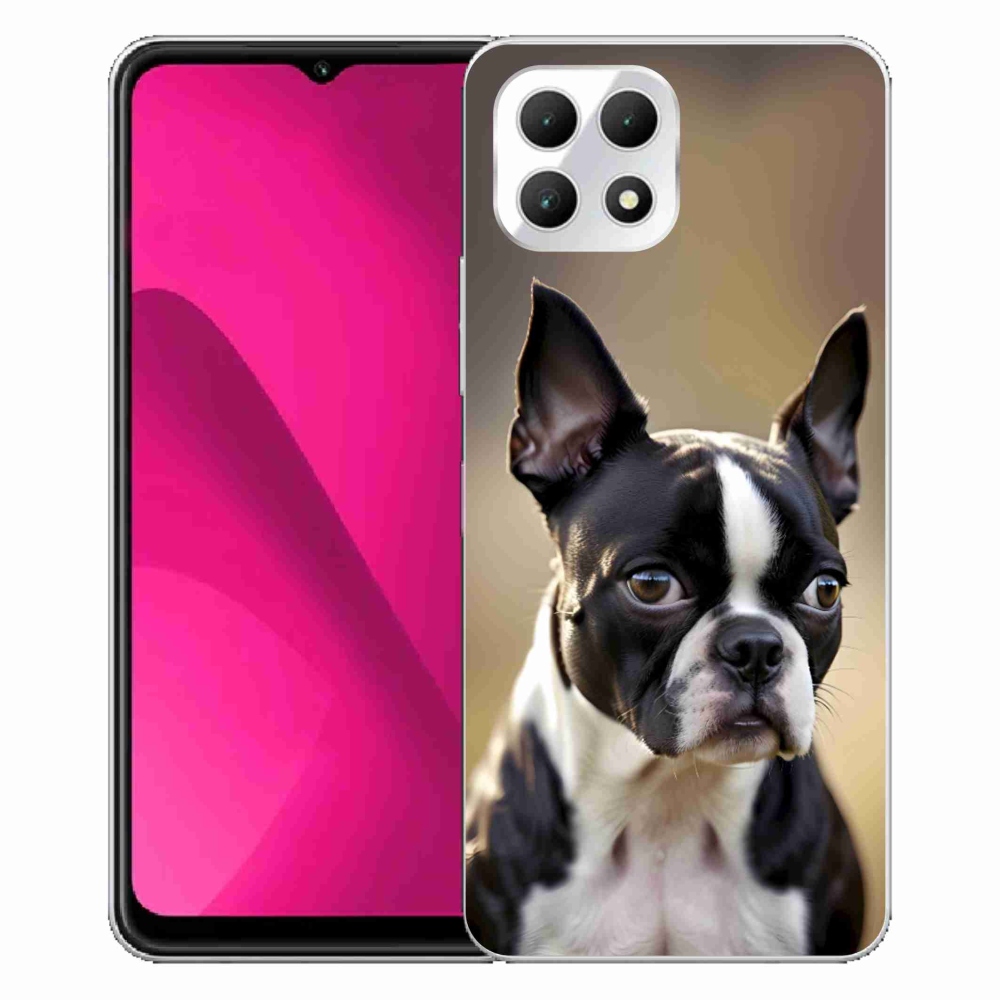 Gél borító mmCase a T phone 2 készülékhez - Boston Terrier