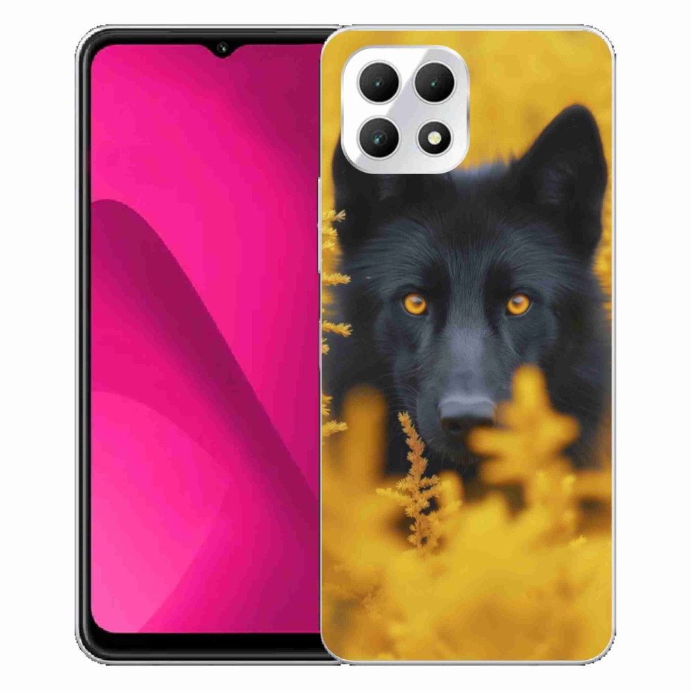Zselés borítás mmCase a T phone 2 készülékhez - fekete farkas 2