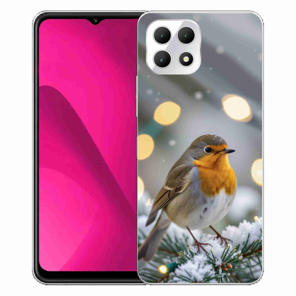 Gél borítás mmCase a T phone 2 - piros télen