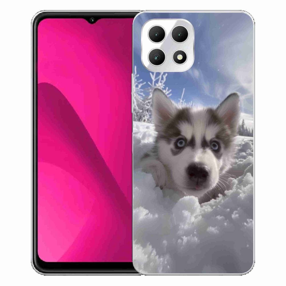 Gél borító mmCase a T phone 2 - husky a hóban