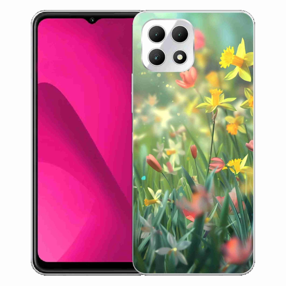 Gél borító mmCase a T phone 2 készülékhez - tavaszi virágok