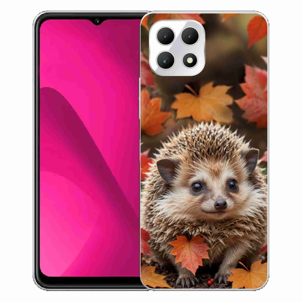 Zselés borító mmCase a T phone 2 készülékhez - süni levelekben