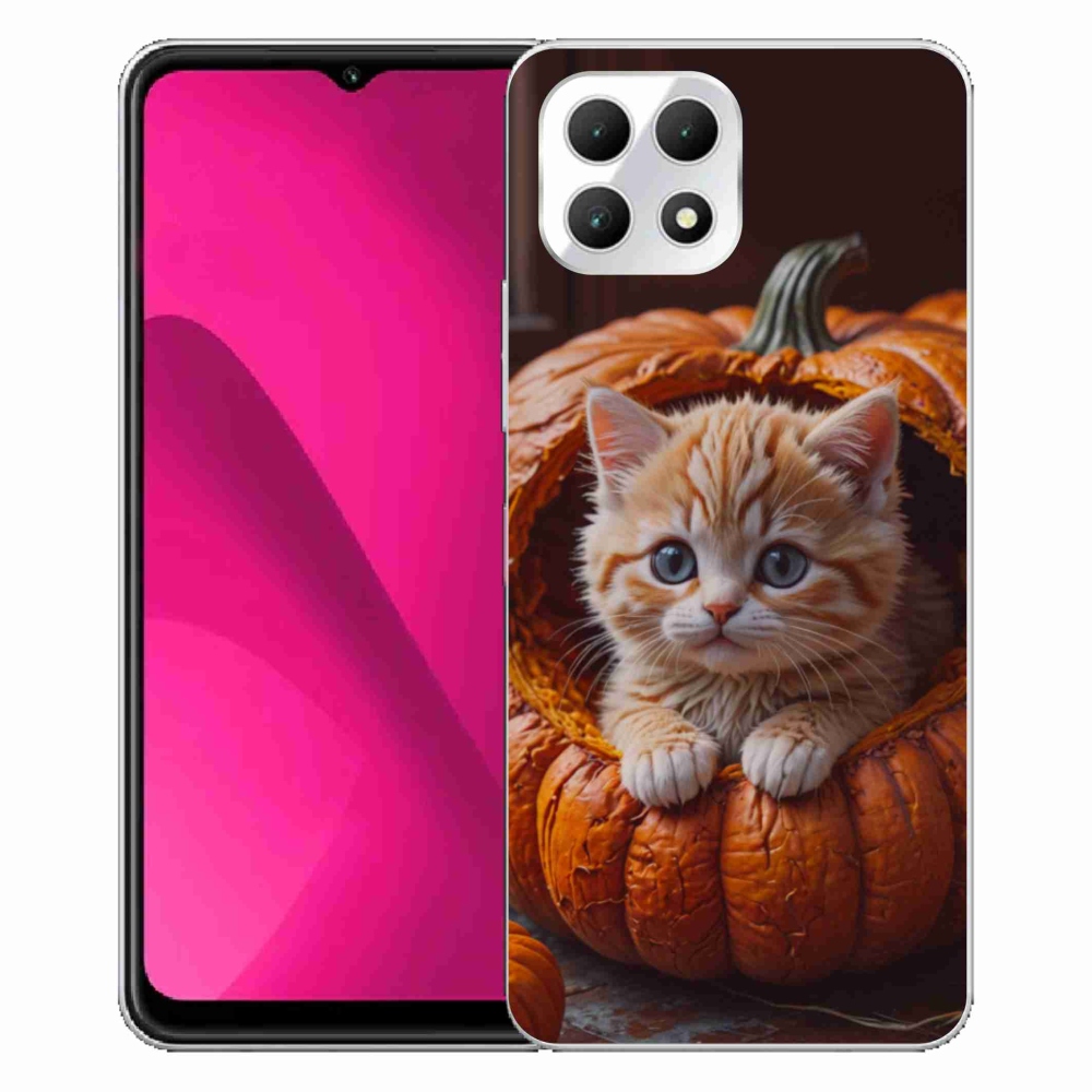 Gél borító mmCase a T phone 2 készülékhez - cica és tök 2