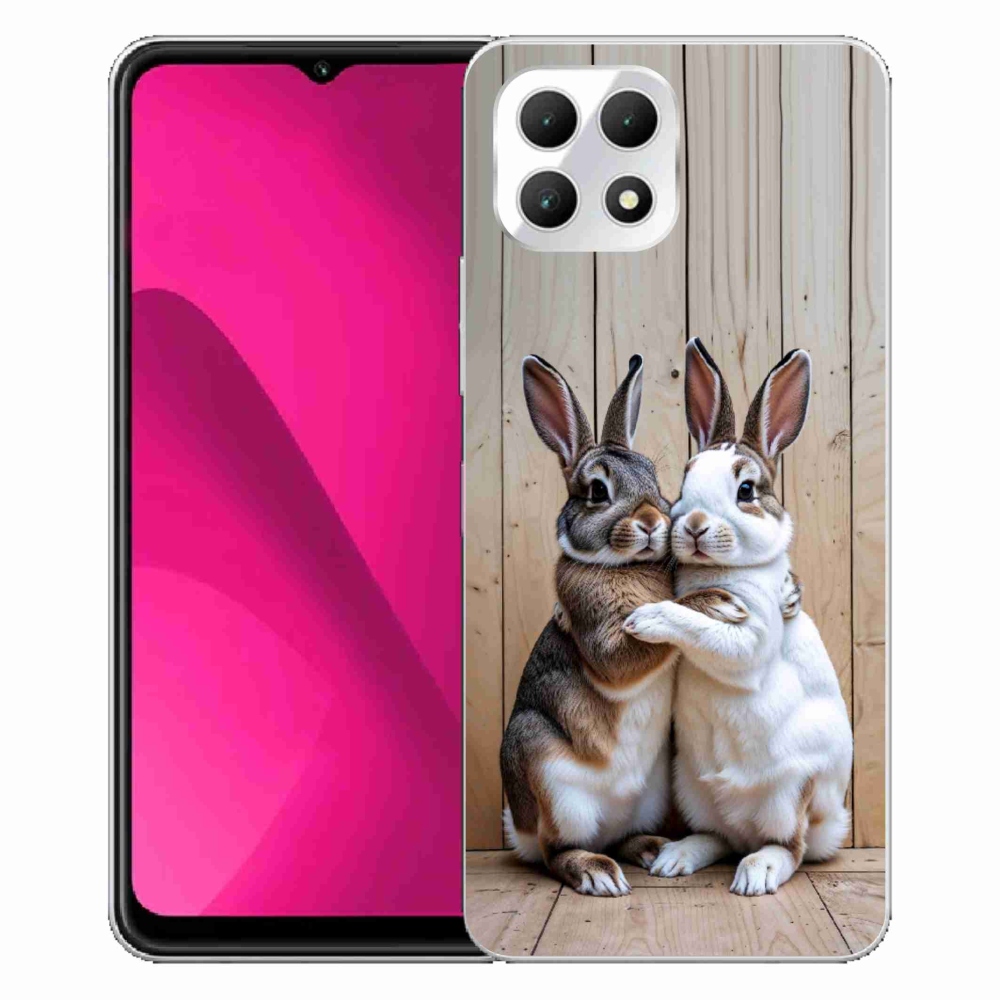 Zselés borítás mmCase a T phone 2 - nyúl párhoz