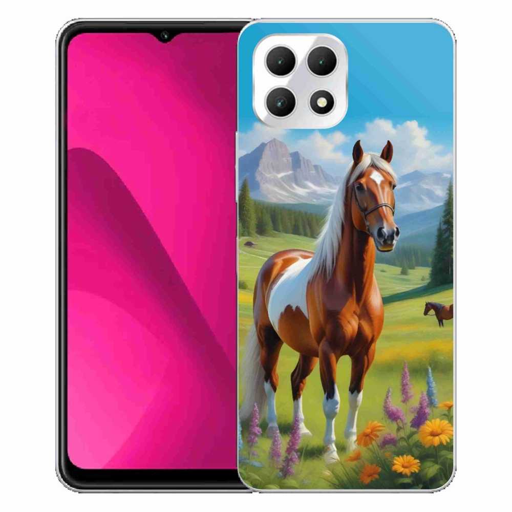 Zselés borító mmCase a T phone 2 készülékhez - ló a réten