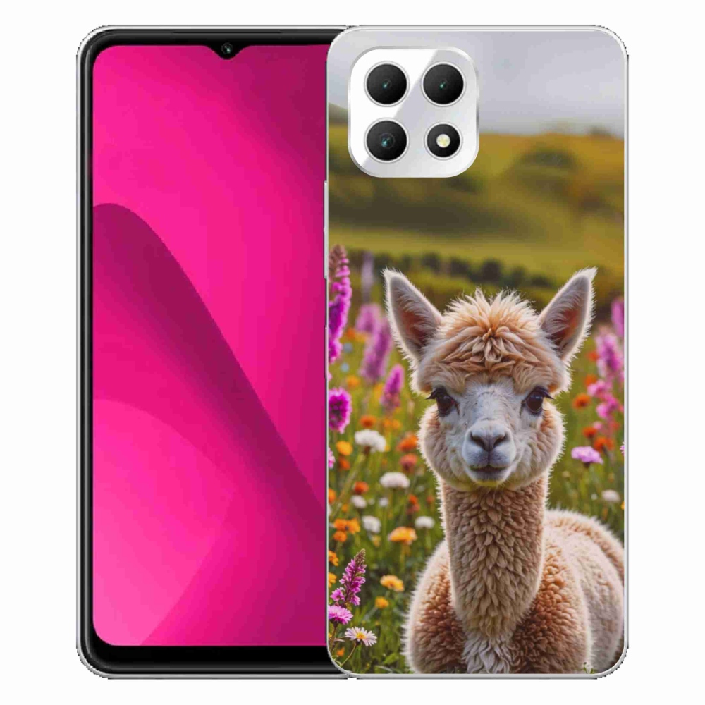 Zselés borító mmCase a T phone 2 készülékhez - láma a réten