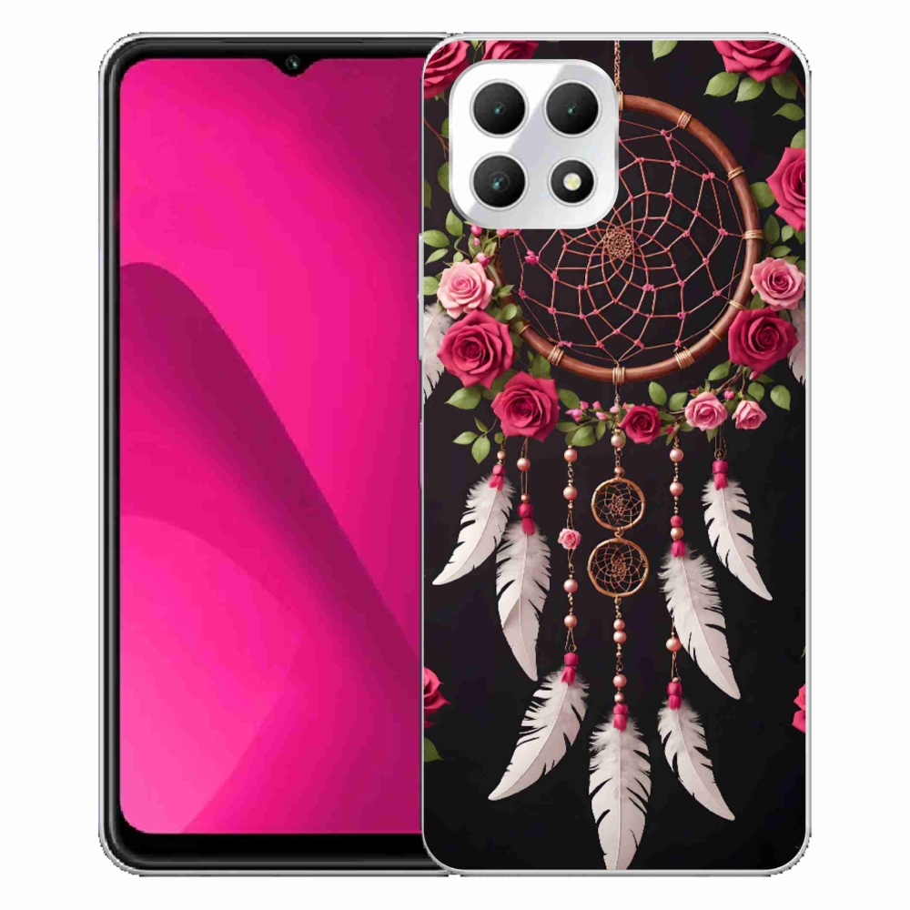 Gél borító mmCase a T phone 2 készülékhez - álomfogó rózsákkal