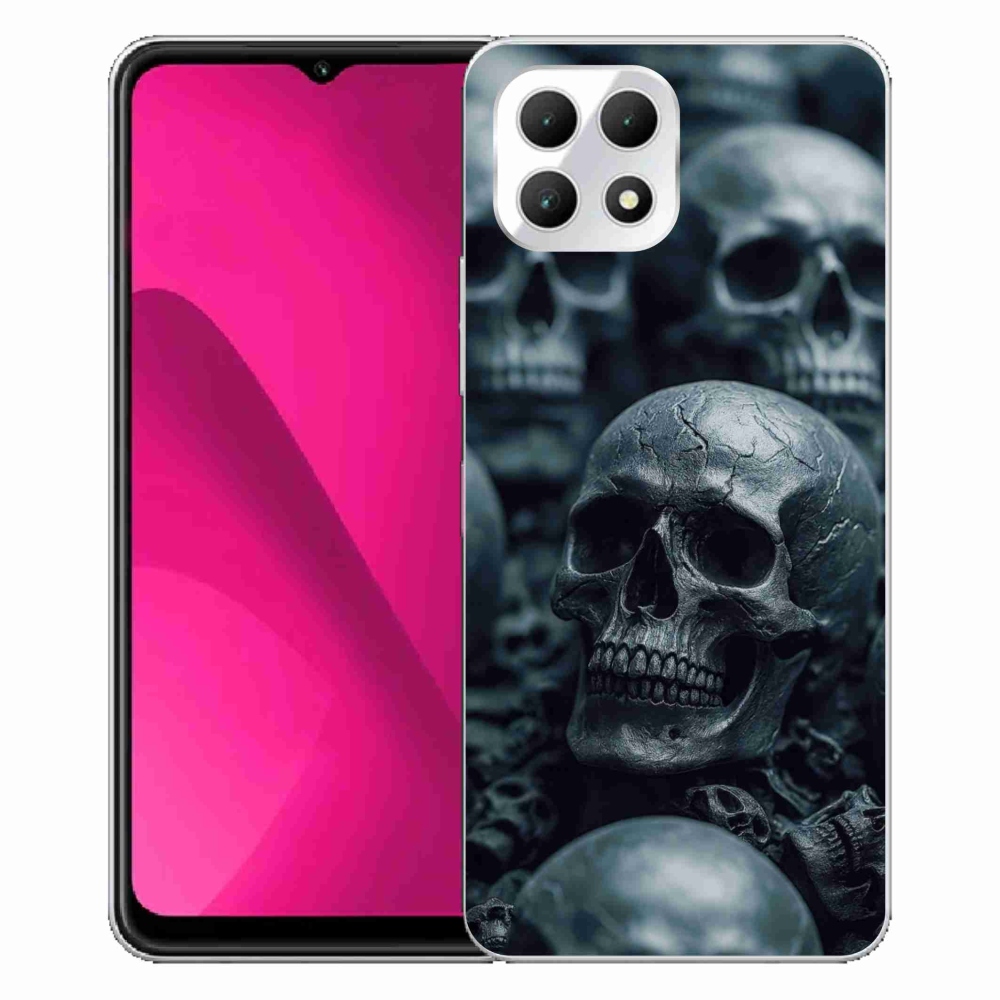 Zselés borítás mmCase a T phone 2 - skull 2 számára