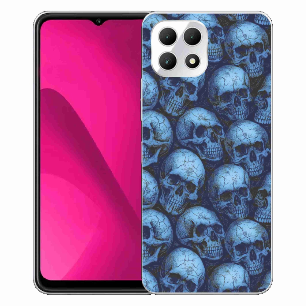 Zselés borító mmCase a T phone 2 - koponyákhoz