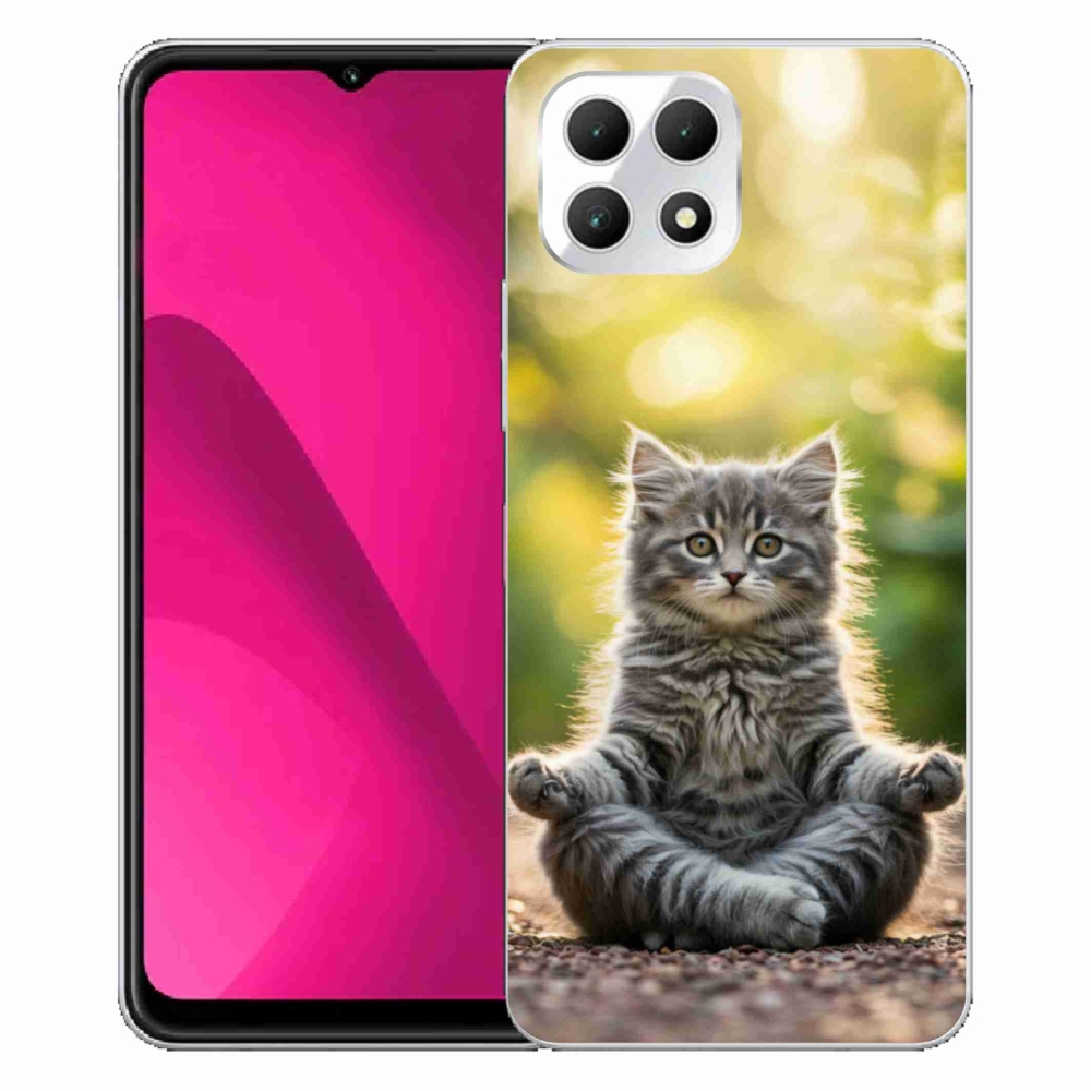 Gél borító mmCase a T phone 2 készülékhez - meditáló cica
