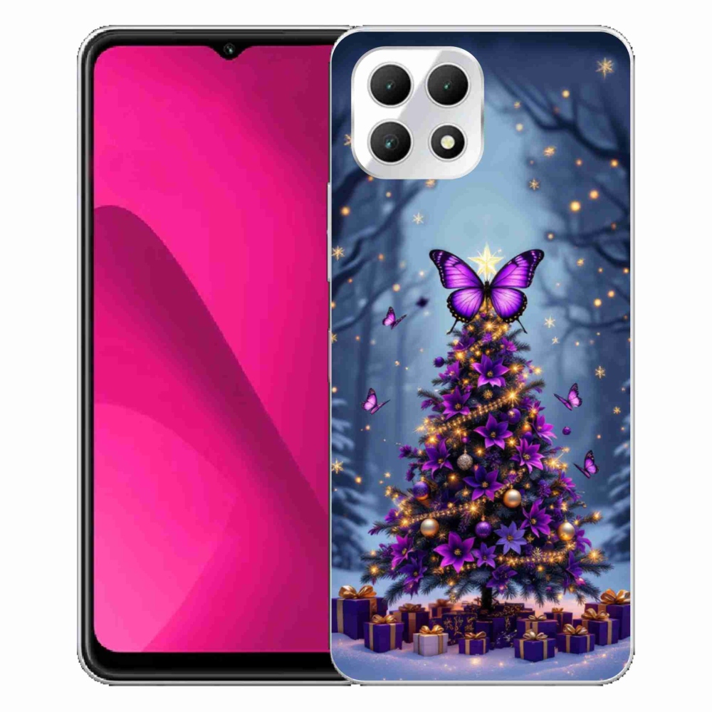 Gél borító mmCase a T phone 2 - pillangó karácsonyfa mmCase a T phone 2 - pillangó karácsonyfa