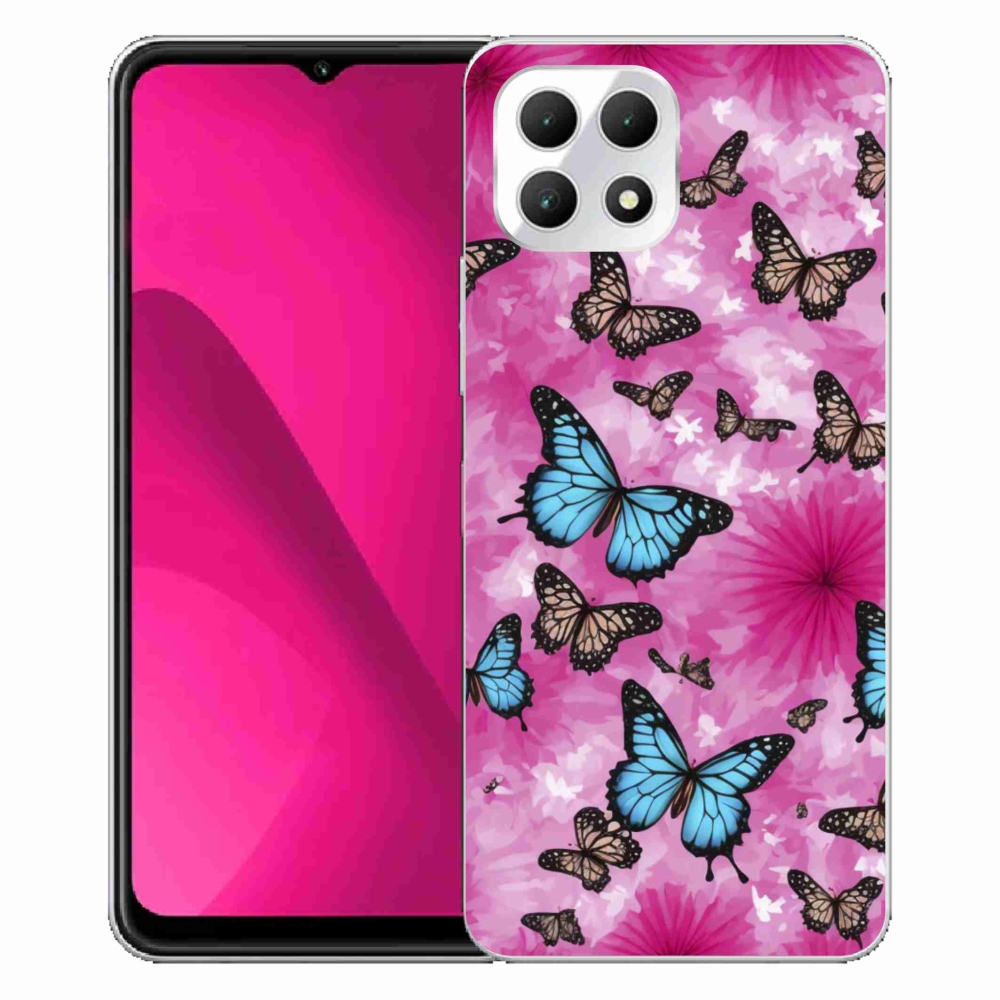 Gél borító mmCase a T phone 2 készülékhez - pillangókert