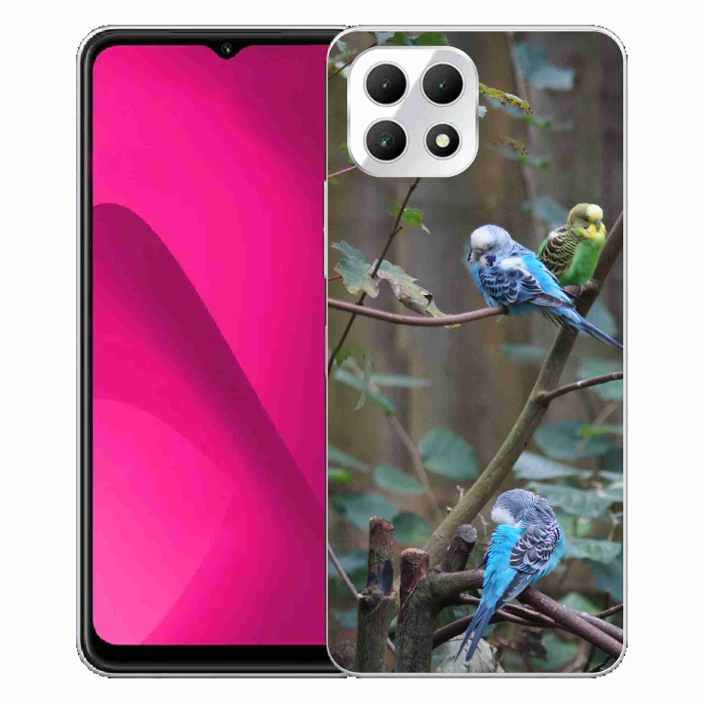 Zselés borító mmCase a T phone 2 - papagájok az ágon