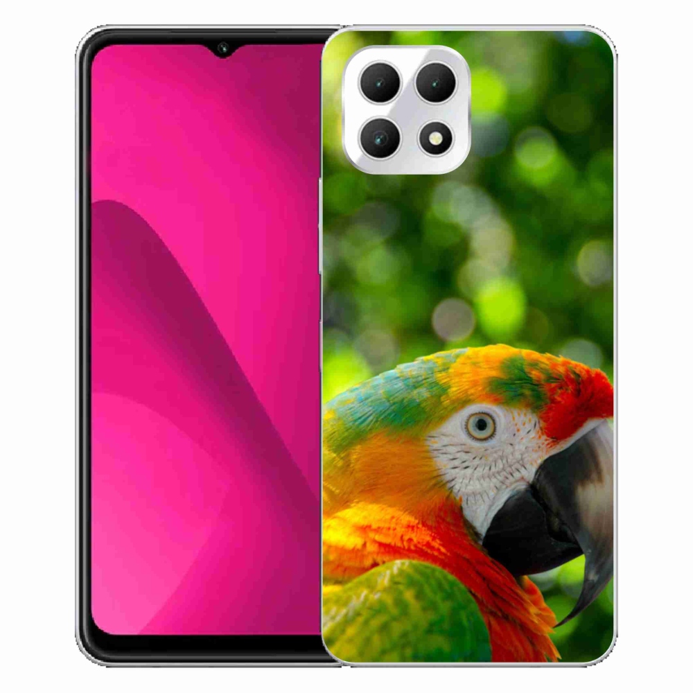 Gél borító mmCase a T phone 2 - papagáj ara 3 számára