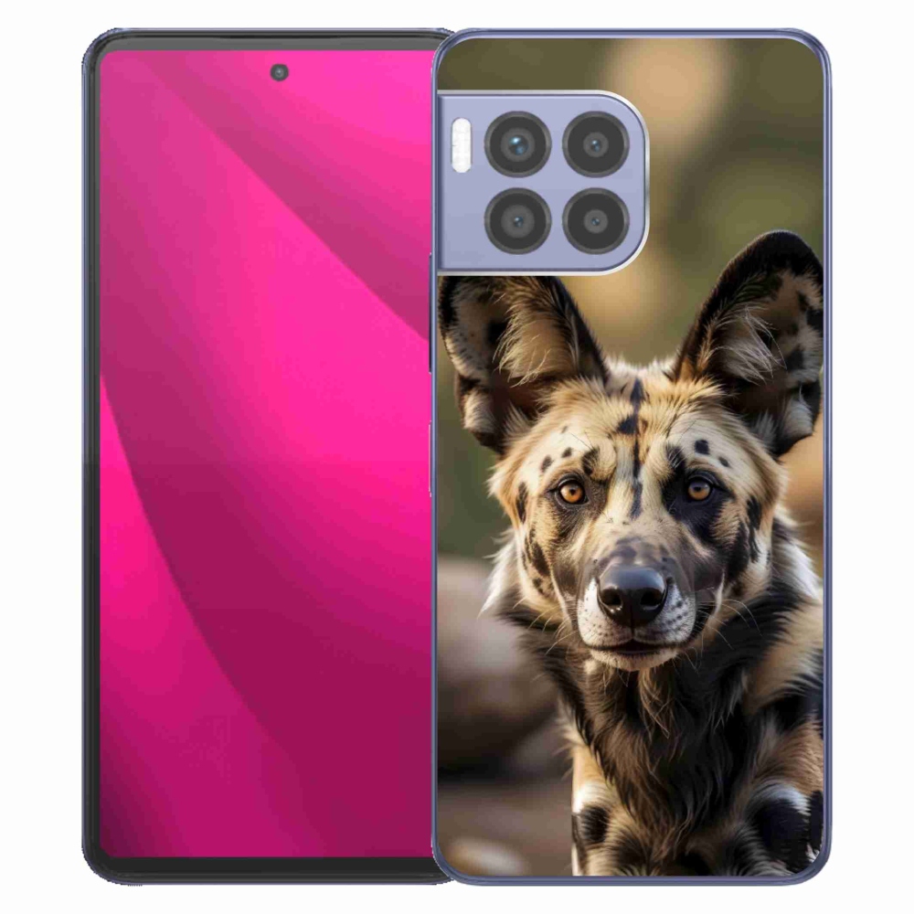 Gél borító mmCase a T phone 2 Pro készülékhez - Afrikai vadkutya