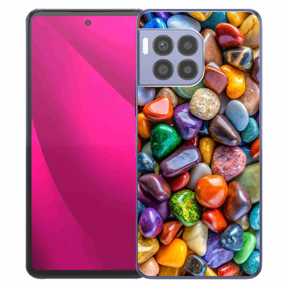 Gél borító mmCase a T phone 2 Pro készülékhez - színes strasszkövek