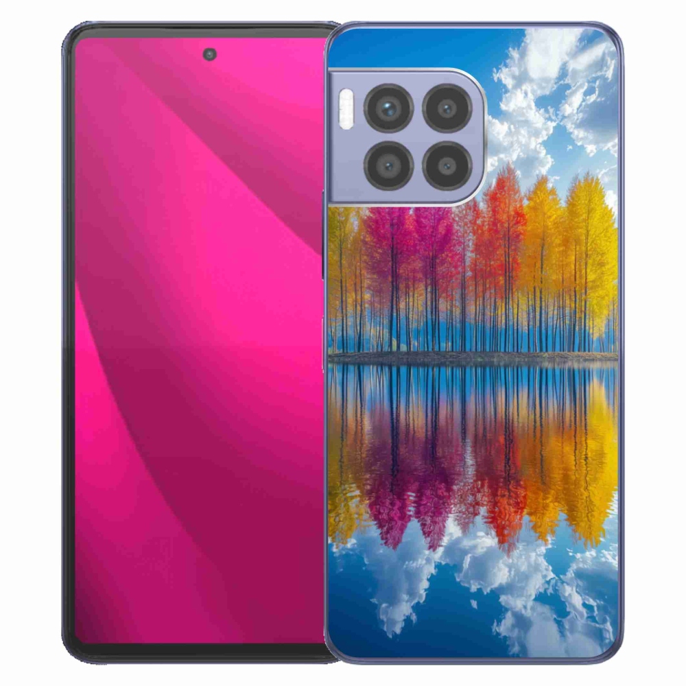 Gél borító mmCase a T phone 2 Pro készülékhez - színes fák