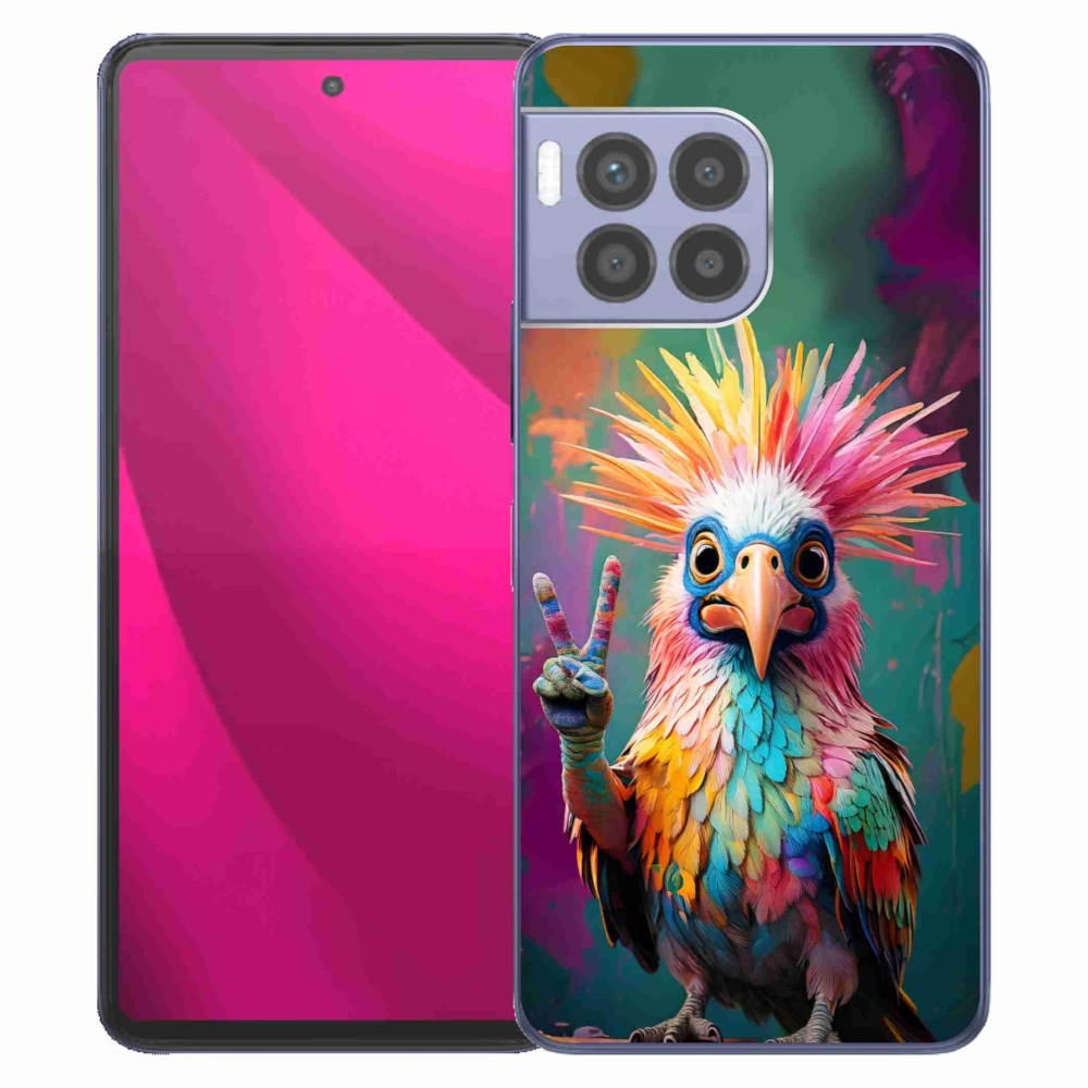 Zselés borítás mmCase a T phone 2 Pro készülékhez - színes lázadás