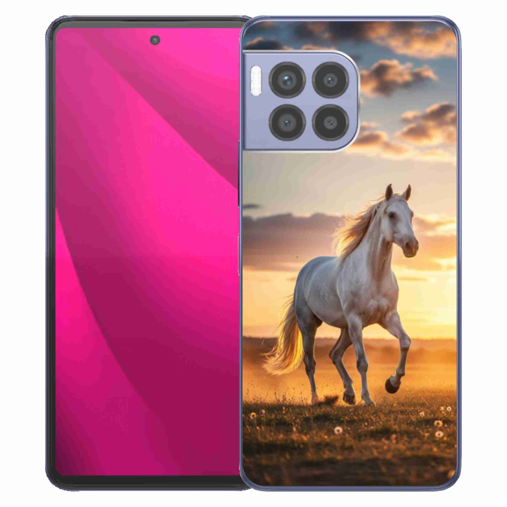 Gél borító mmCase a T phone 2 Pro - futó fehér ló 2