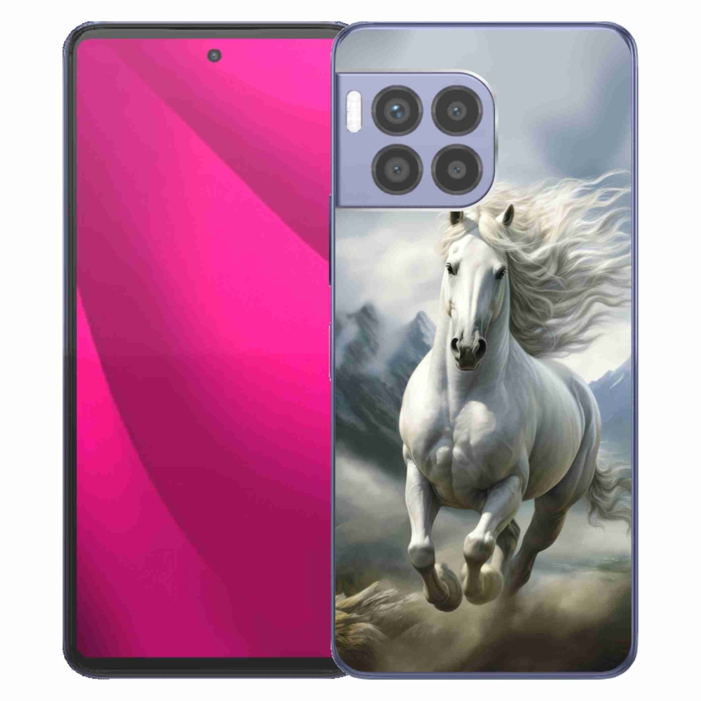 Gél borító mmCase a T phone 2 Pro - futó fehér ló 3