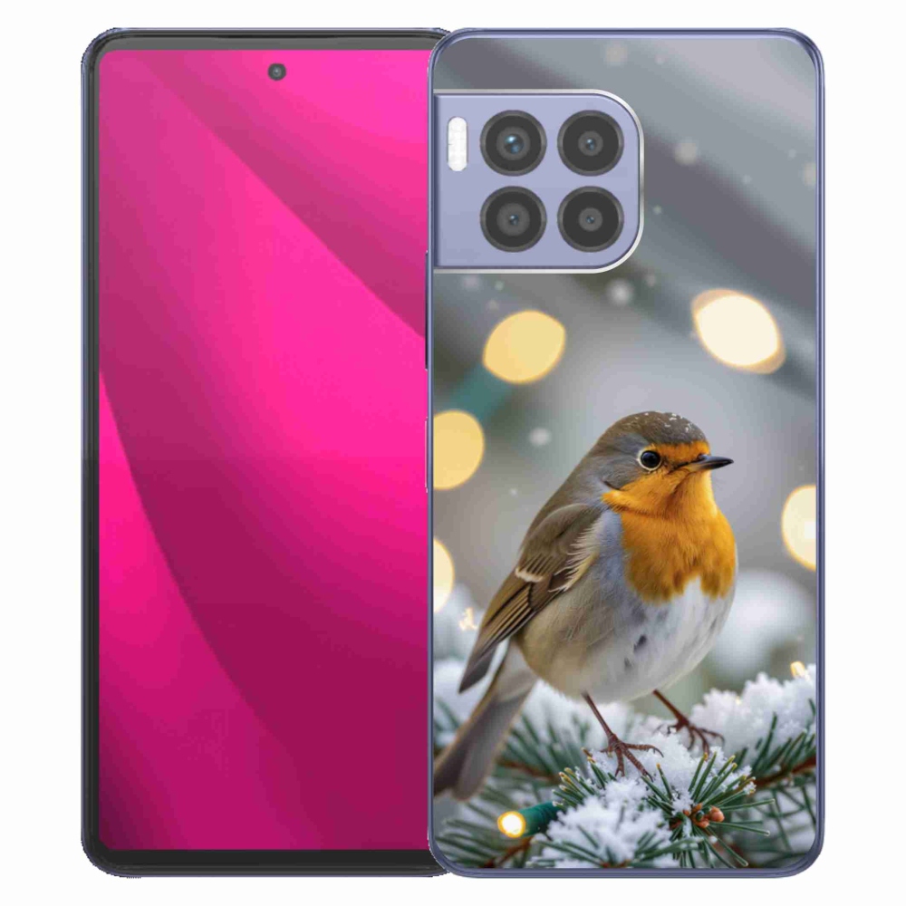 Gél borító mmCase a T phone 2 Pro készülékhez - piros télen