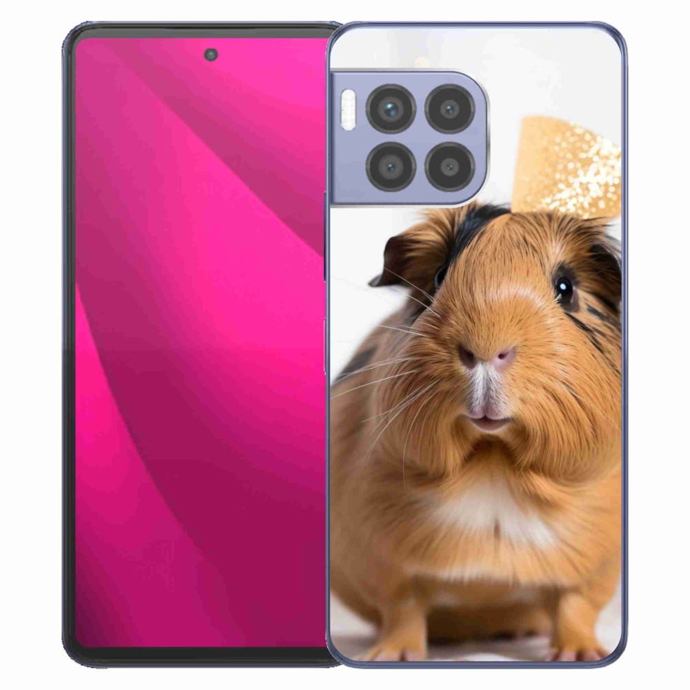 Zselés borító mmCase a T phone 2 Pro készülékhez - barna tengerimalac