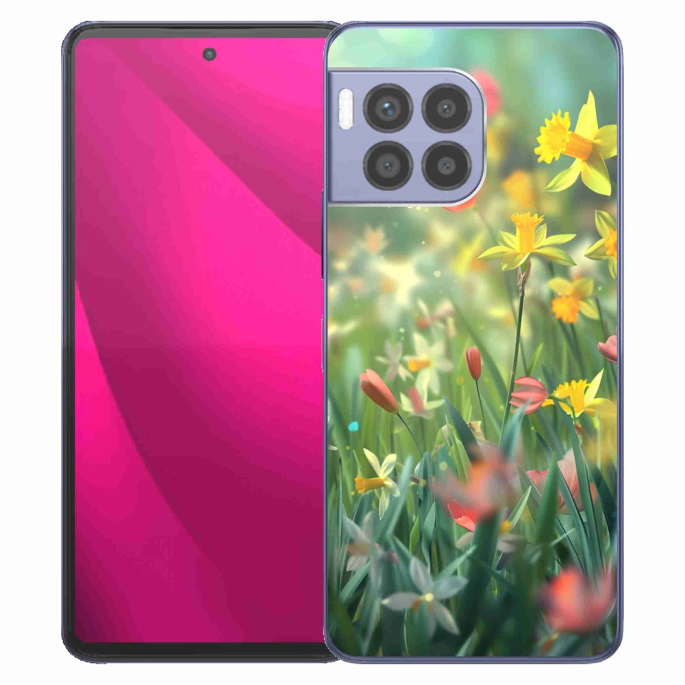 Gél borító mmCase a T phone 2 Pro készülékhez - tavaszi virágok