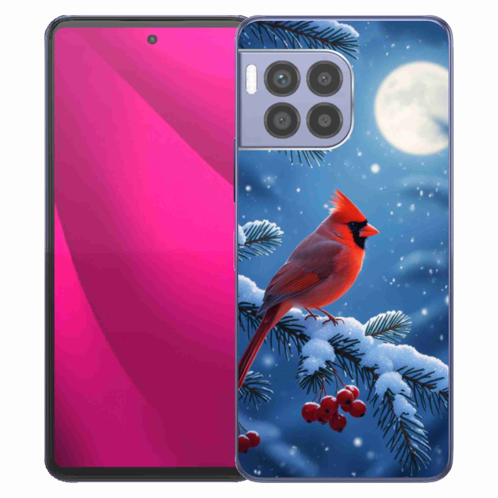Zselés borítás mmCase a T phone 2 Pro készülékhez - kardinálpiros színű