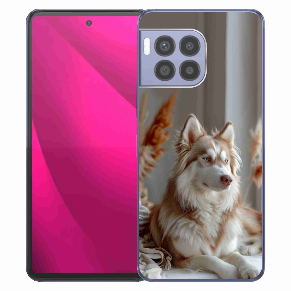 Gél borító mmCase a T phone 2 Pro - csendes szibériai husky
