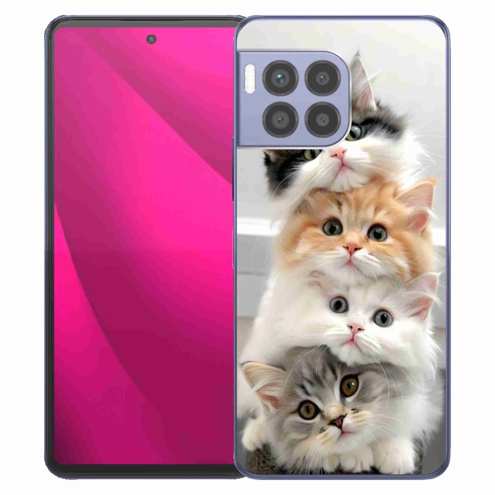 Zselés borítás mmCase a T phone 2 Pro készülékhez - cat csoport