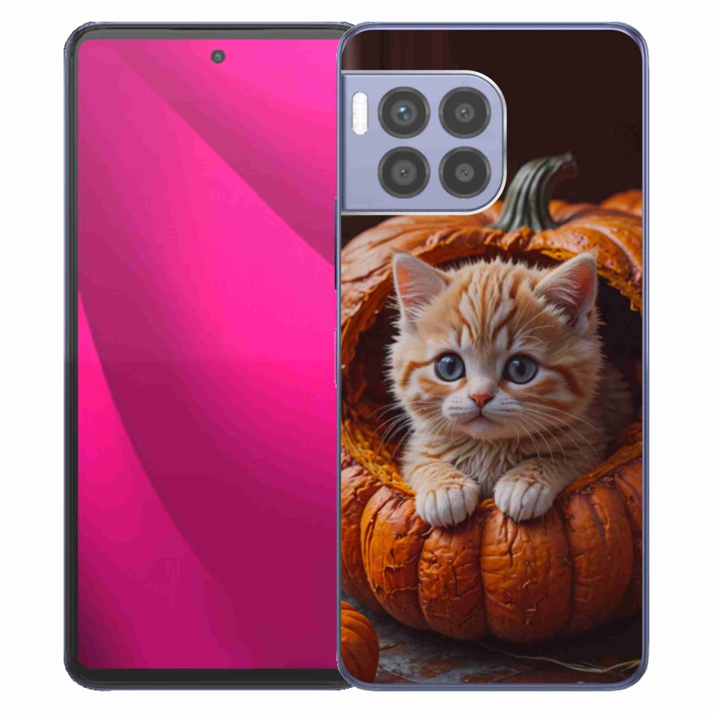 Gél borító mmCase a T phone 2 Pro készülékhez - cica és tök 2