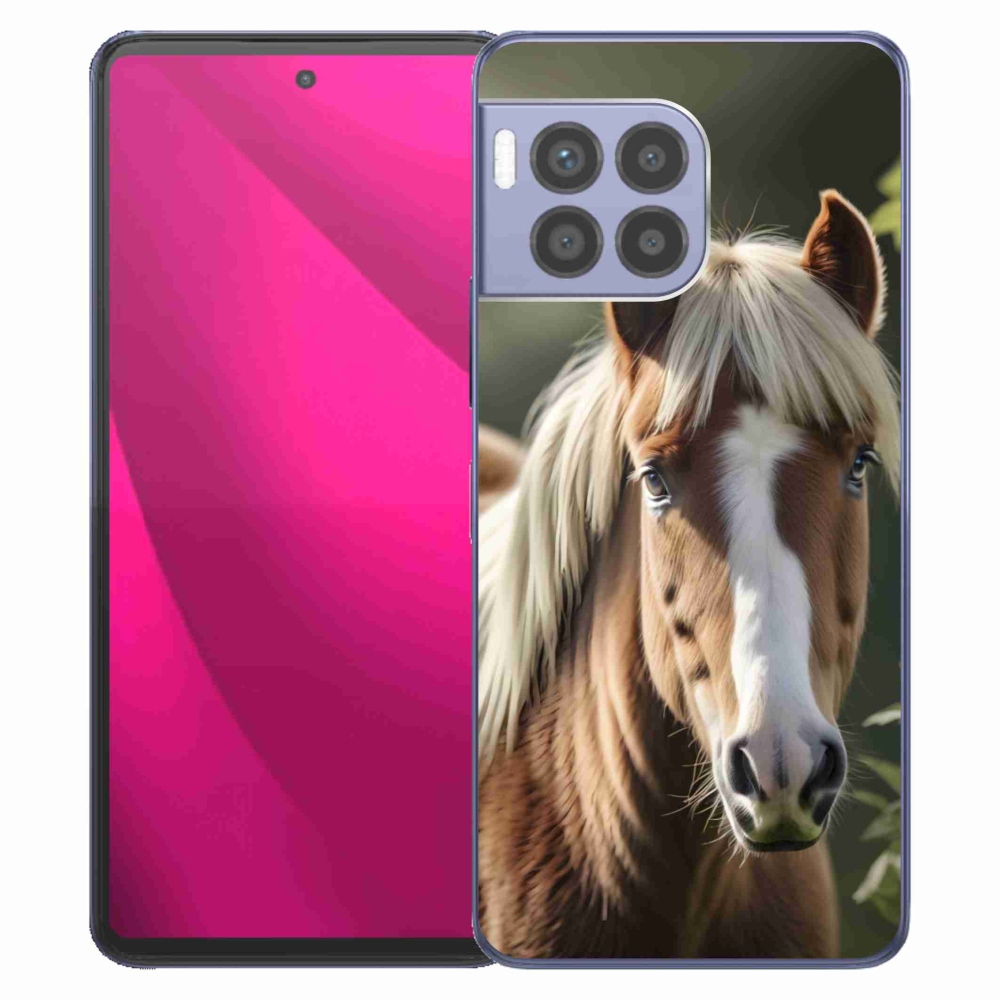 Zselés borítás mmCase a T phone 2 Pro készülékhez - ló könnyű sörénnyel