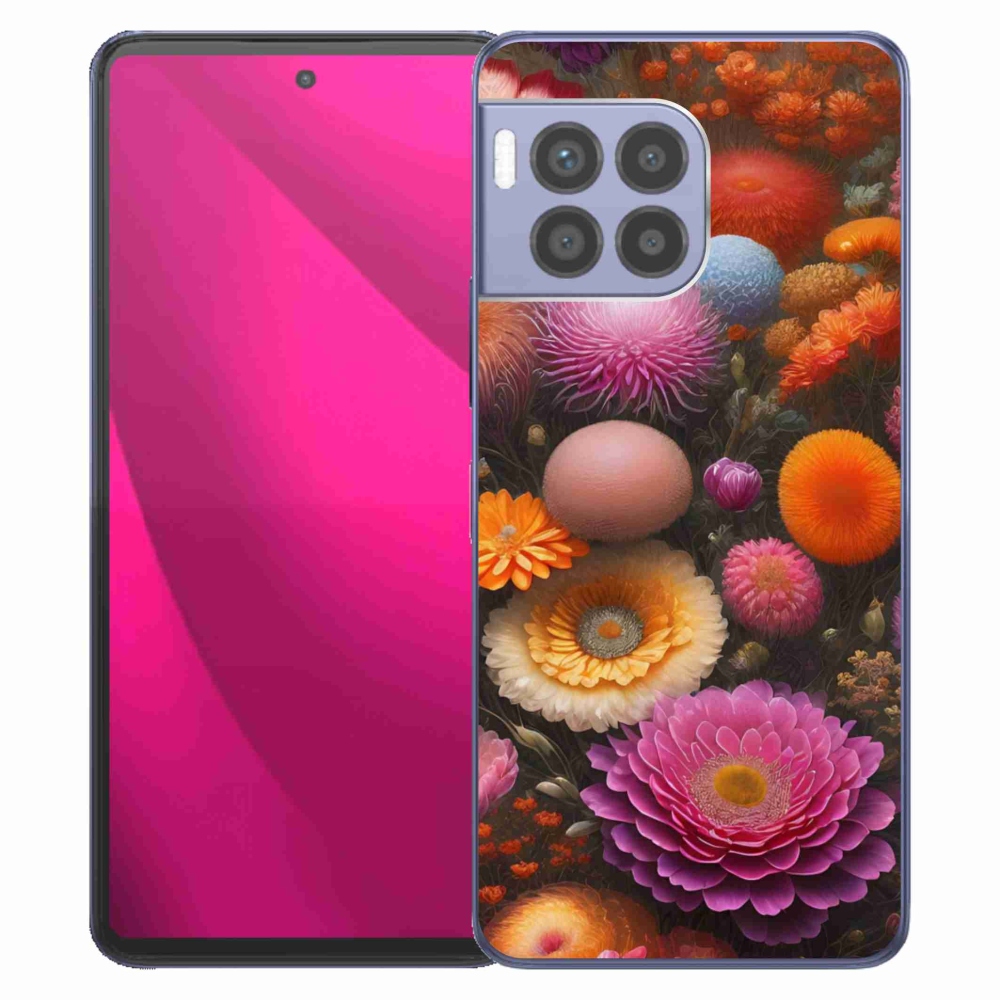 Gél borító mmCase a T phone 2 Pro készülékhez - virágos kompozíció