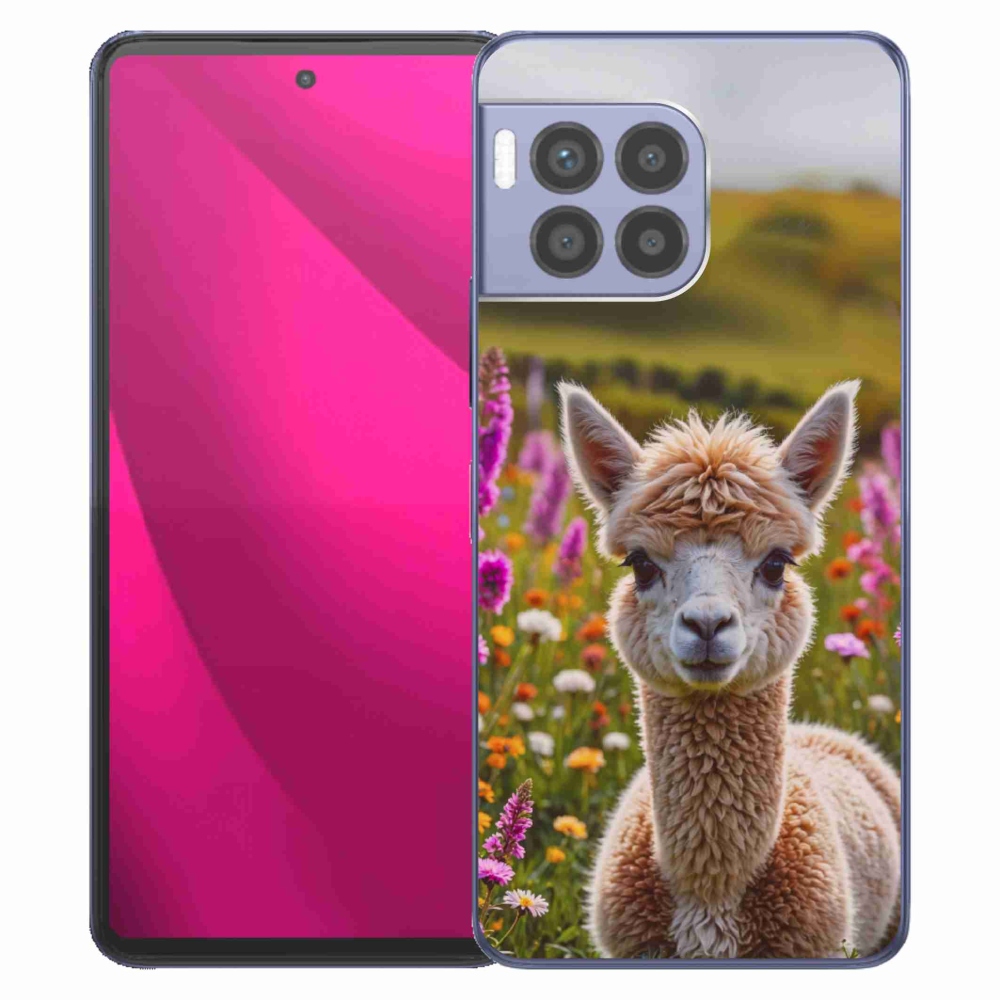Zselés borító mmCase a T phone 2 Pro készülékhez - láma a réten