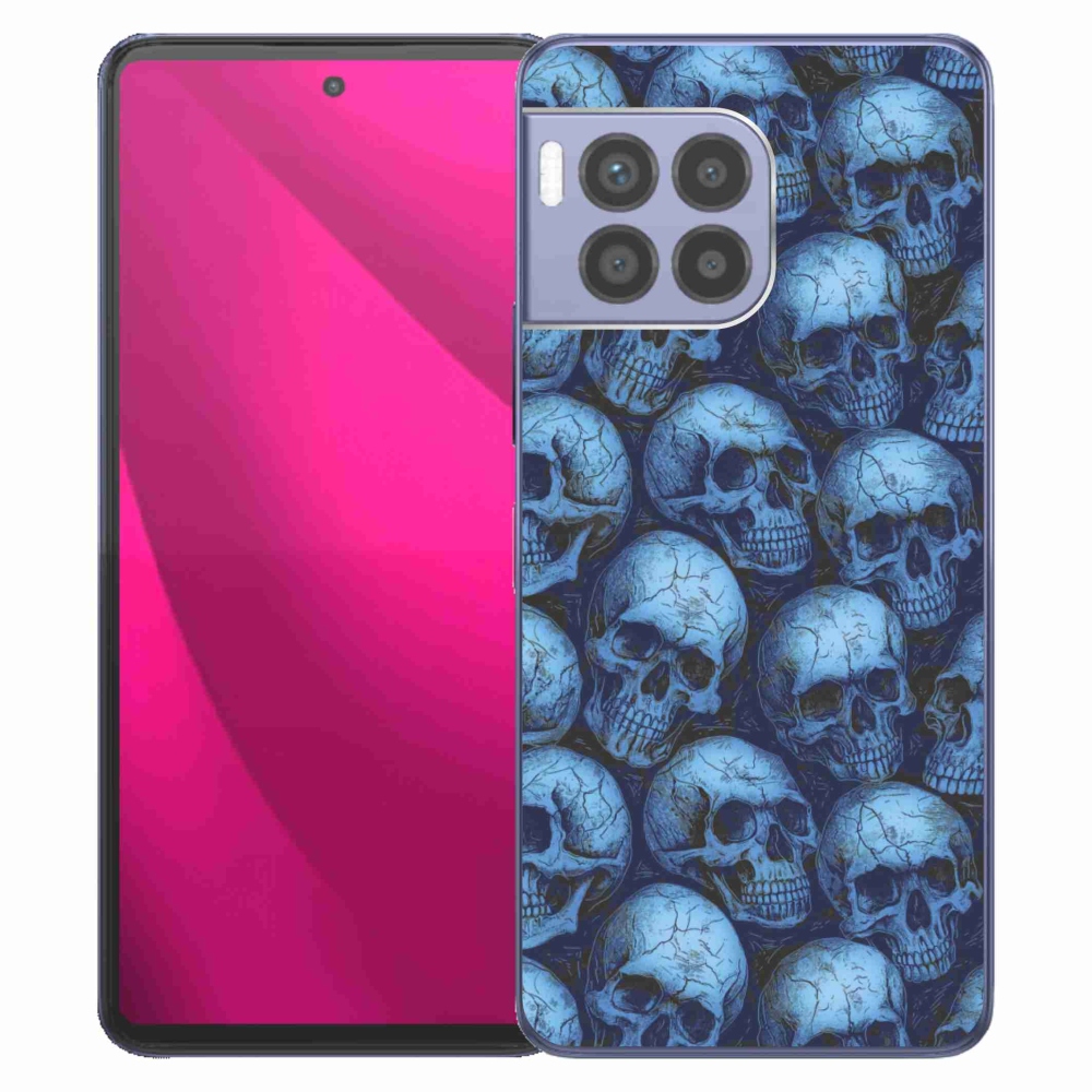 Zselés borítás mmCase a T phone 2 Pro készülékhez - koponyák