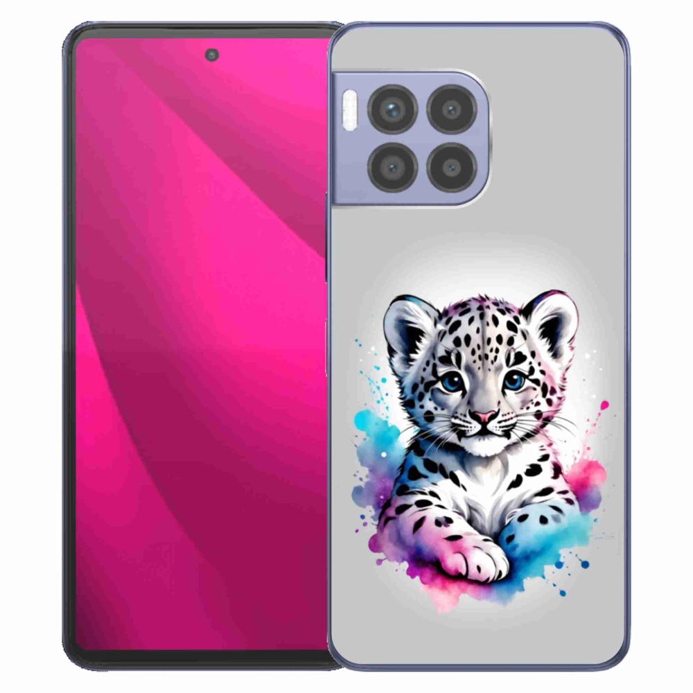 Gél borító mmCase a T phone 2 Pro készülékhez - leopárd kölyök