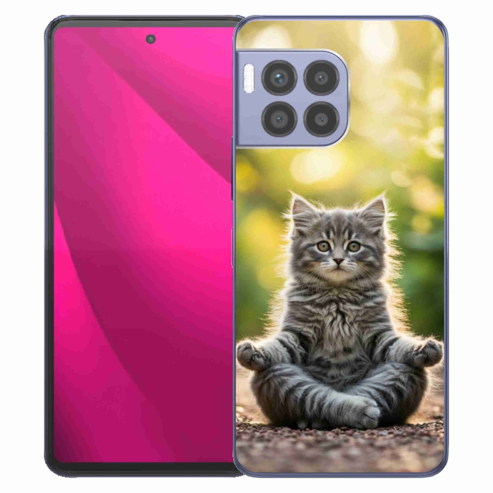 Gél borító mmCase a T phone 2 Pro készülékhez - meditáló cica